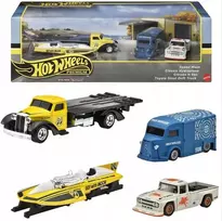 Mattel Žaisliniai Hot Wheels automobiliai Premium diorama rinkinys 4 vnt