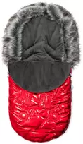 New Baby Luxury Fuzzy raudonas kailinis paltukas
