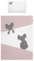6 dalių patalynės komplektas Belisima Mouse 100x135 rožinis