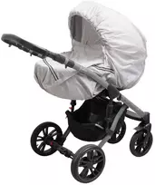 New Baby Basic pilkas vežimėlio užvalkalas