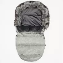 New Baby Lux pilkas flisinis šiltukas