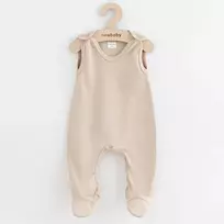 New Baby Classic II kūdikių bodžiukai šviesiai smėlio spalvos, dydis 80 (9-12 mėn.)