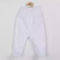 Naujagimio puskojinės New Baby Classic II baltos, 100 % medvilnės