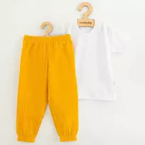 Kūdikių medvilninių marškinėlių ir muslino kelnių rinkinys New Baby Kindergarten Toffe