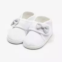 New Baby baltos kūdikių batukai su kaspinu, dydis 12-18 mėn.