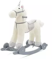 Supamasis žaislas su melodija ir ratukais Unicorn Baby Mix baltas