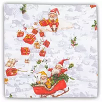 Medvilninis pagalvės užvalkalas New Baby Christmas, 40x40 cm