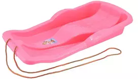 Plastikinės rogutės Baby Mix KAROL rožinės spalvos