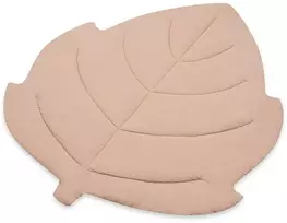 Dėlionė Muslino žaidimų kilimėlis kūdikiams New Baby Leaf Leaf smėlio spalvos
