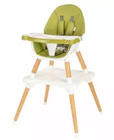 New Baby Grace žalia 3in1 aukšta kėdutė