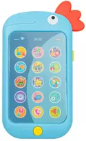Lavinamasis žaislinis telefonas Baby Mix mėlynas