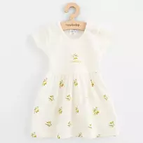New Baby Olives trumpomis rankovėmis ekologiškos medvilnės suknelė kūdikiams