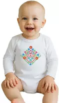 Kūdikių bodis su raštu New Baby Folk Pattern birds