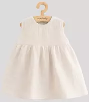 New Baby Ella lininė muslino suknelė kūdikiams