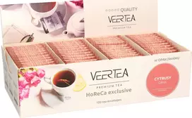 VEERTEA PREMIUM citrusinių vaisių arbata 100 pakelių