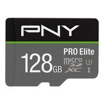 PNY PRO Elite 128GB MicroSDXC UHS-I 10 klasės atminties kortelė
