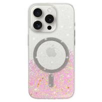 Telefono dėklas Tel Protect Moonlite Magsafe, Iphone 16 Pro, rožine-skaidri