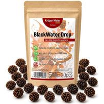 Juodalksnio kankorėžiai akvariumui, Kruger Meier BlackWater Drop, mažinantys pH, 4 g, 20 vnt.