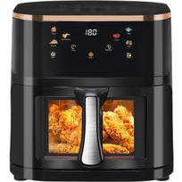 Oro gruzdintuvė be aliejaus Rivex F173, 10 l, 1400 W, juoda