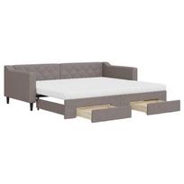 Sofa-lova vidaXL, 90x200 cm, pilka