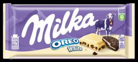 Šokoladas MILKA Oreo White, 100g, CHHMLK7622201121068