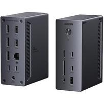 Ugreen 14w1 USB-C CM843 | 2x DP | HDMI | USB-C PD 100W | RJ45 1Gb/s 85489