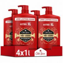Old Spice Epic Legend Dušo Želė Ir Šampūnas Vyrams, 4x1000 ml