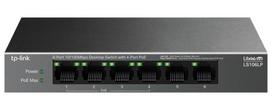 TP-LINK | 6-Port 10/100Mbps Desktop Switch with 4-Port PoE | LS106LP | Unmanaged | Desktop
