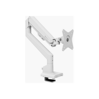 Arozzi Desk Mount | Neo Single - Gas Spring Monitor Arm AZ-ALZARE-NEO-WT | Tilt, Swivel, Rotation | Maximum weight (capacity) 9 kg | White