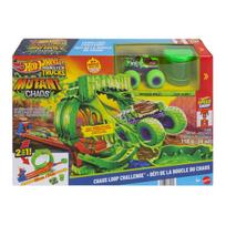 Žaidimo trasos rinkinys Hot Wheels Monster Trucks Mutant Chaos, įvairių spalvų