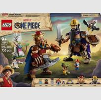 LEGO® ONE PIECE Dorry prieš Brogy – Mažojo sodo milžinai 75644