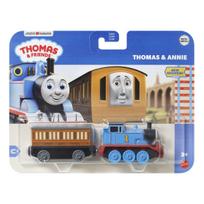 Kolekcinis metalinių traukinukų rinkinys Thomas & Friends Deluxe, mėlynas/rudas, 2 vnt.