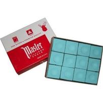 Biliardo kreida Chalk Master, žalia, snukeriui, 12 vnt.