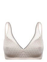 BOSS - Padded Soft_B Lace - Liemenėlė be lankelių - Smėlio