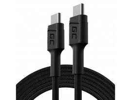 Green Cell KABGC29 USB kabelis USB 2.0 2 m USB C Juoda