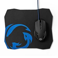 Nedis GMMP110BK Gaming Mouse And Mouse Pad Set- With cord