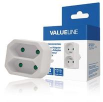 VALUELINE Valueline VLES200C001WH Adapter for 2x sockets 220V EU