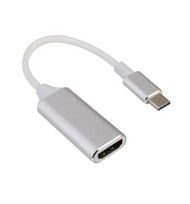 RoGer Multimedia Adapter USB-C to HDMI (4K @ 30Hz, 1080P @ 60Hz) Silver