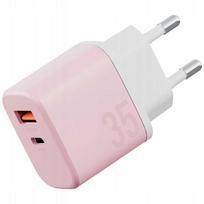 Energea Bazic GoPort Velox Kit USB-C/USB-A GaN 35W Pink