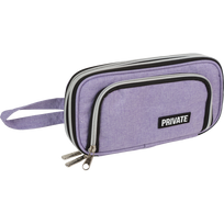 Penalas deVENTE Private, 22×11.5×5(9) cm, ovalus, violetinės spalvos