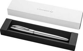 Pelikan Jazz Noble Elegance P36, Sidabrinė, Kasečių pildymo sistema, Mėlyna, Metalinė, Nerūdijančio plieno, Vidutinio dydžio