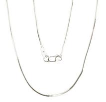 Sidabrinė grandinėlė Snake 1 mm, briaunų apdirbimas deimantu, Sidabras 925 praba