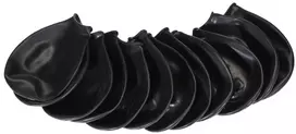 PawZ - guminiai šunų batai - XL - juodi - 12 vnt.
