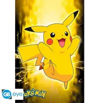 Abysse POKEMON - Plakatas Maxi 91.5x61 - Pikachu Neon