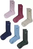Kojinės Nike Everyday Elevated 6 par rožinė, mėlyna, žalia, smėlio sp. HQ8021 916 (38-42,5)