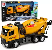 Lean Toys Žaislinė betono maišyklė su šviesos ir garso efektais, 1:12, 34,5 × 16 × 10,5 cm