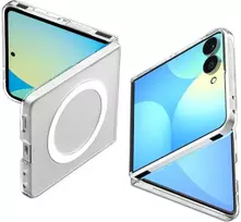 Dėklas SPIGEN AIRSKIN MAGSAFE GALAXY Z FLIP 8 SKAIDRUS/Baltas
