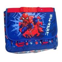 Raudona ir mėlyna 37 cm Spiderman kuprinė su 2 skyriais, priekine kišene ir paminkštintais dirželiais