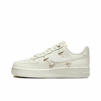 Nike Air Force 1 Shock Absorbers Low Top Kids Lifestyle Shoes White Gold Sneakers FD6654-111 38.5