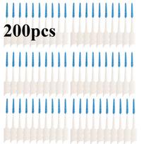 200Pcs/box Interdental Brush Soft Rubber Teeth Cleaning Tools Dental Cleaning Between Teeth Toothbrush Oral Hygiene Care Tools